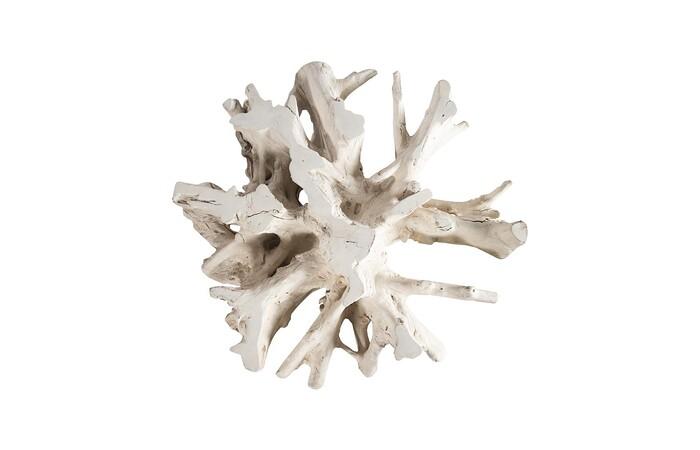 Teak Root Dining Table, Bleached