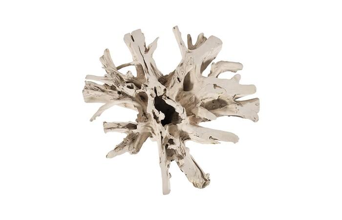 Teak Root Dining Table Base, Bleached
