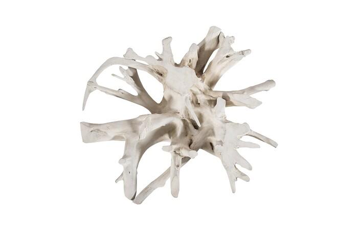 Teak Root Dining Table Base, Bleached