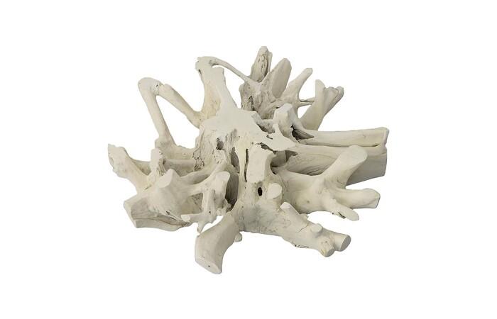 Teak Root Coffee Table, Bleached, Round