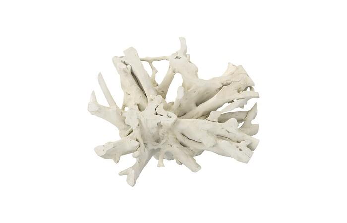 Teak Root Dining Table Base, Bleached