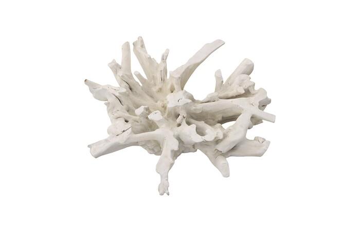 Teak Root Dining Table Base, Bleached