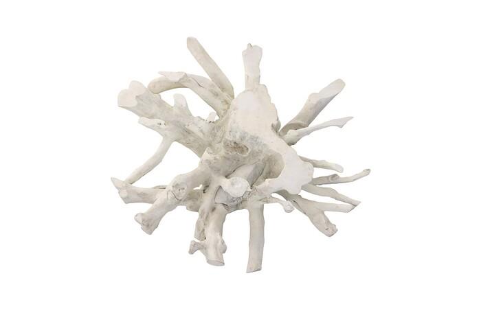 Teak Root Dining Table Base, Bleached