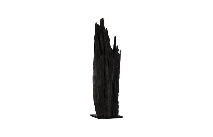Wood Sculpture, Black
