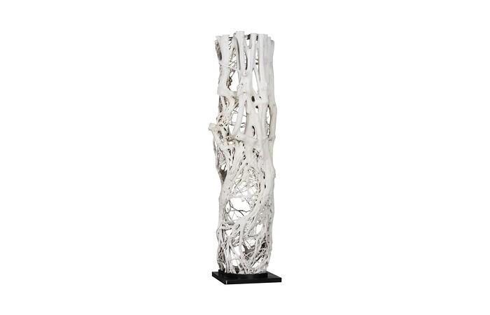 Entwined Sculpture on Base, Bleached