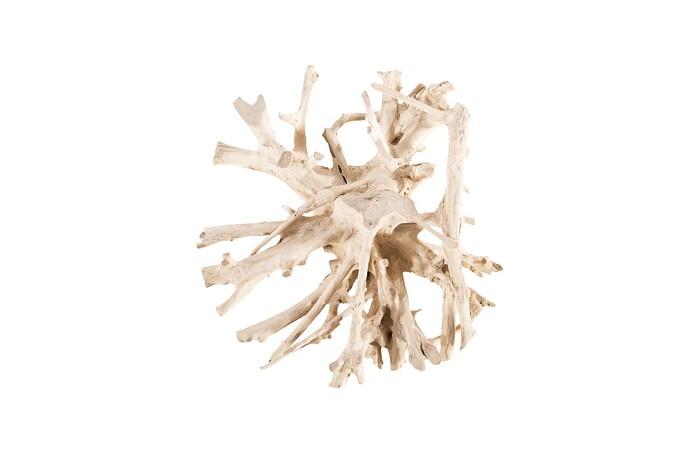Teak Root Coffee Table, Bleached, Round