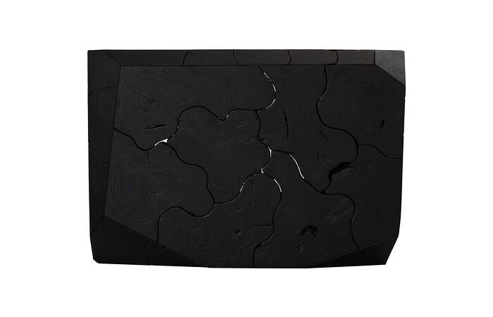 Prism Coffee Table, Black Finish