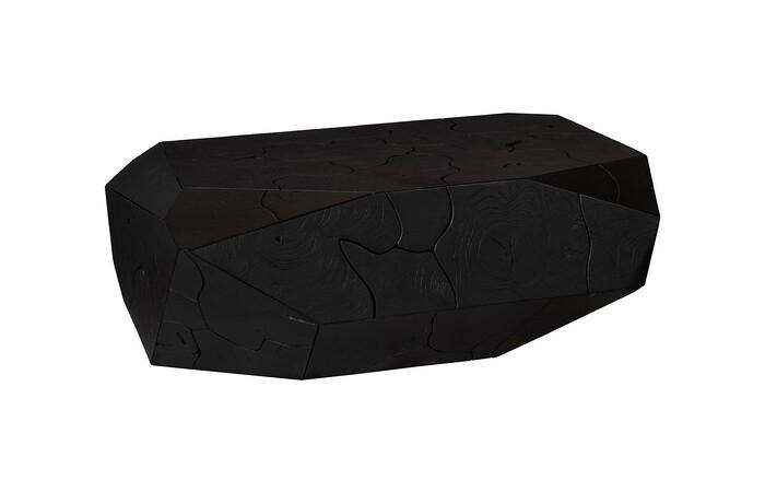 Prism Coffee Table, Black Finish
