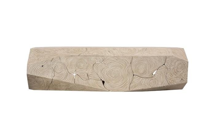 Prism Console Table, Oat Finish