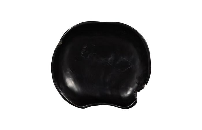 Teak Wood Bowl, Black