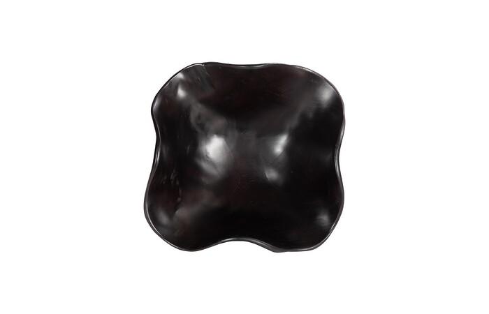 Teak Wood Bowl, Black