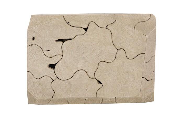 Prism Coffee Table, Oat Finish