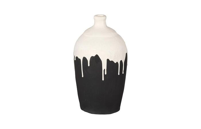 Porcelain Drip Vase, Short