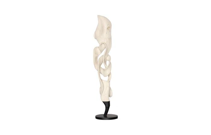 Dancing Sculpture, Smooth White