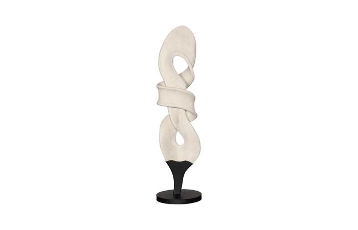 Dancing Sculpture, Smooth White, Small