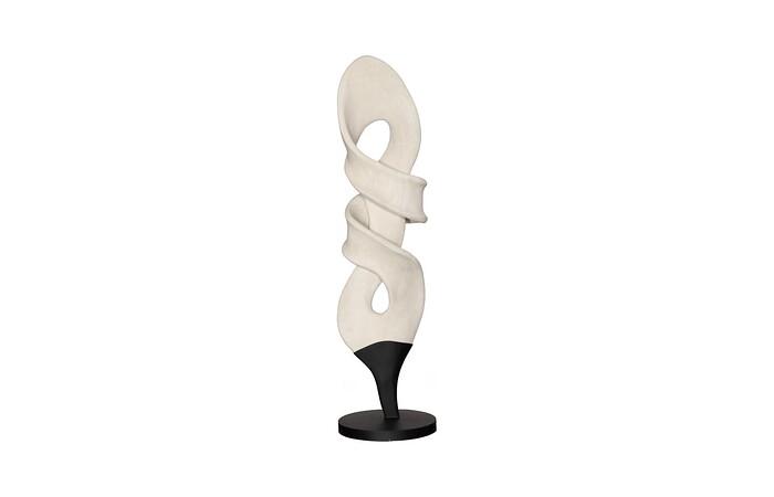 Dancing Sculpture, Smooth White, Small