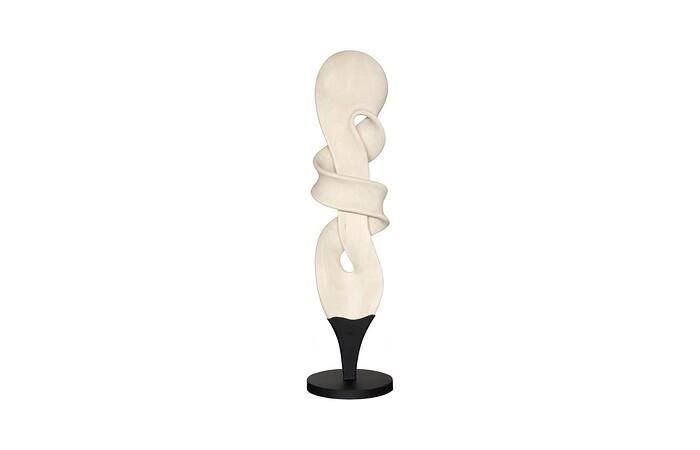 Dancing Sculpture, Smooth White, Small