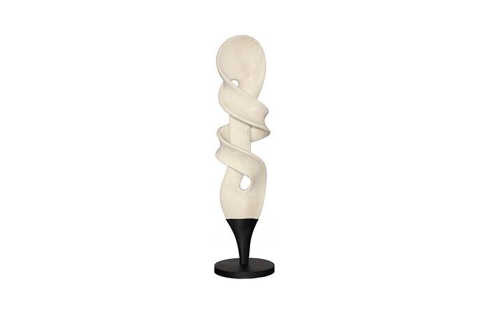 Dancing Sculpture, Smooth White, Small