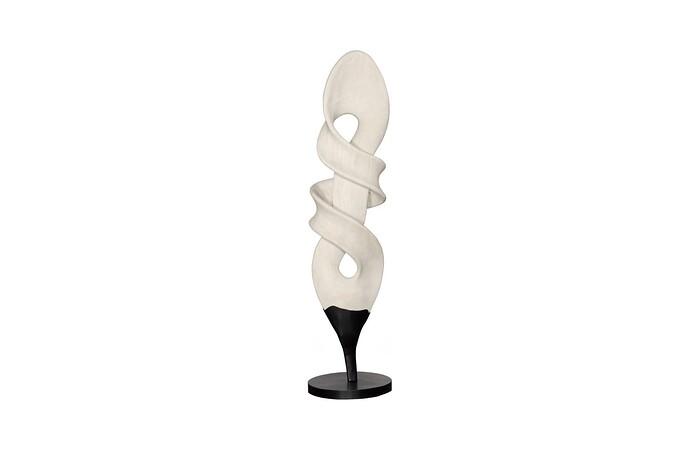 Dancing Sculpture, Smooth White, Small