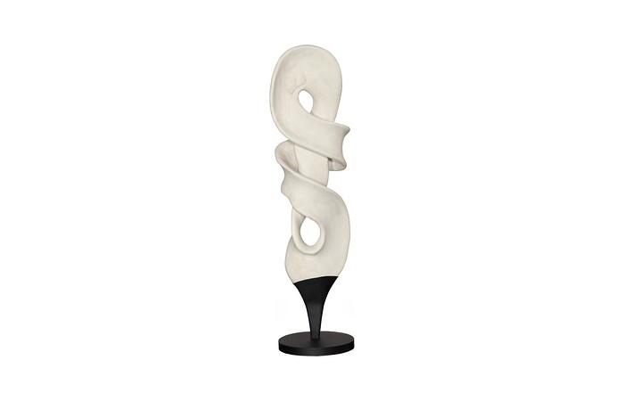 Dancing Sculpture, Smooth White, Small