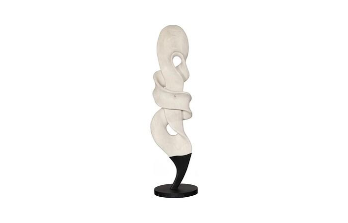 Dancing Sculpture, Smooth White, Small