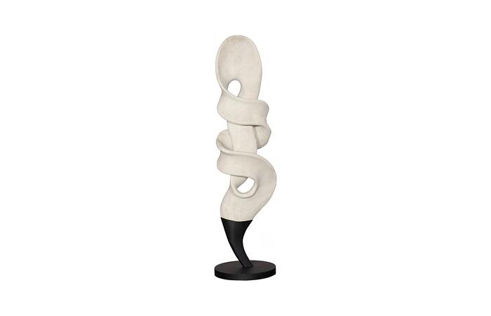 Dancing Sculpture, Smooth White, Small