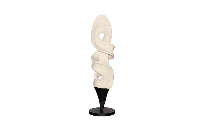 Dancing Sculpture, Smooth White, Small