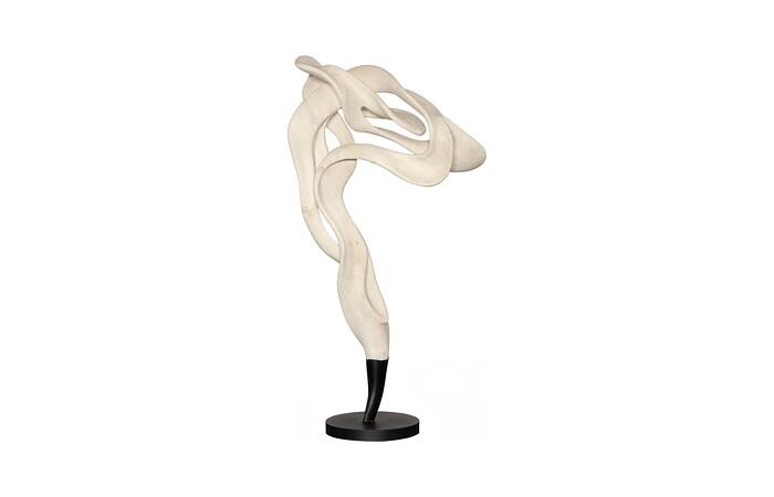Dancing Sculpture, Smooth White