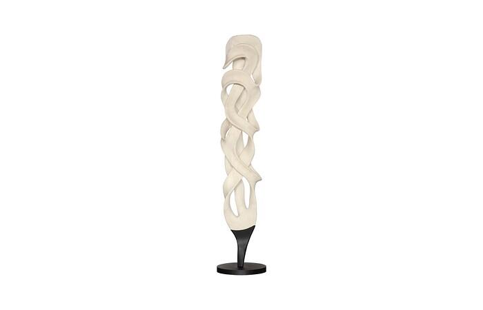 Dancing Sculpture, Smooth White