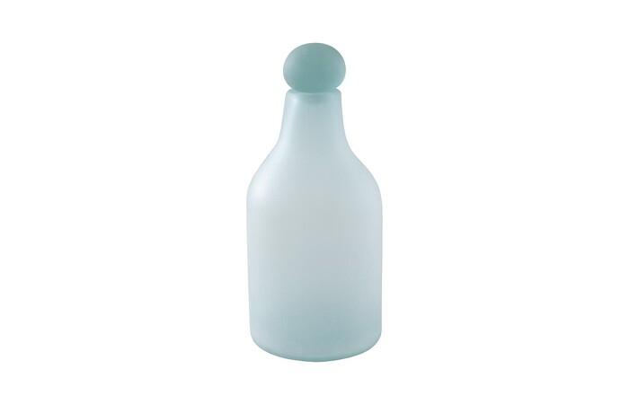 Frosted Glass Bottle, Medium