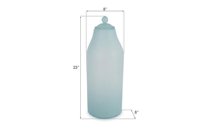 Frosted Glass Bottle, Large