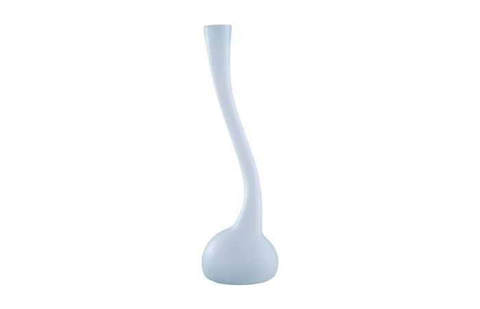 Frosted Corkscrew Vase, MD