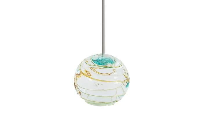 Blown Glass Hanging Globe, Shade Only , Assorted Colors, LG