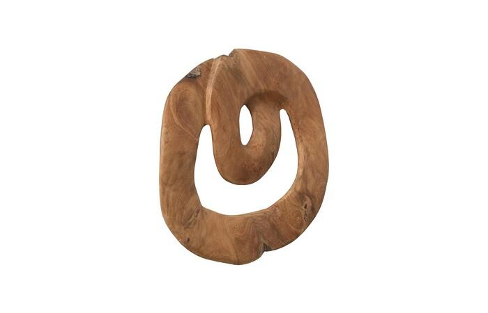 Swirl Wall Tile, Teak Wood, Assorted
