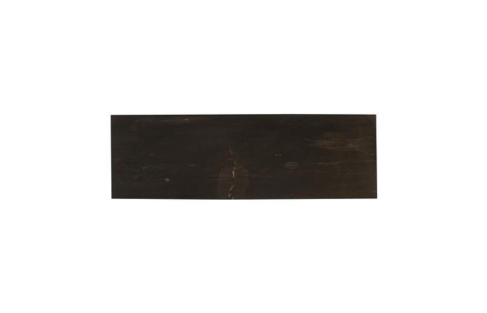 Petrified Wood Console Table, Stainless Steel Base