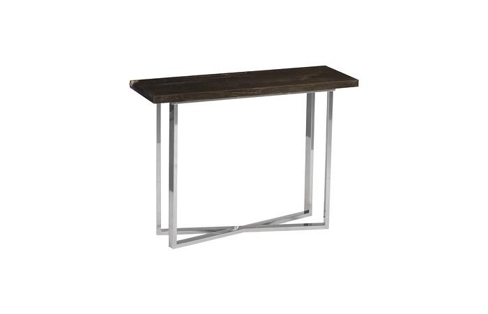 Petrified Wood Console Table, MD