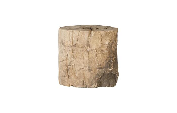 Petrified Wood Stool, Rough,Cream,  10"-14" x 17"-19"h, Assorted