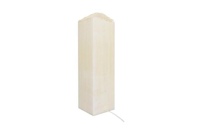 Onyx Lamp, Square, White