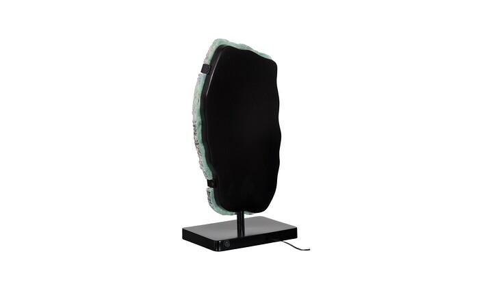 Onyx Lamp on Black Base, Fluorite