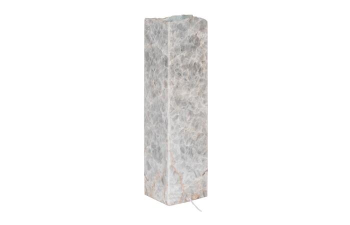 Onyx Lamp, Square, Calcite