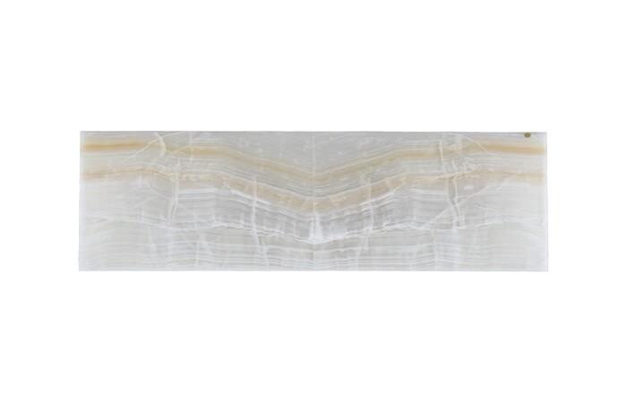 Onyx Console Table, Clear White