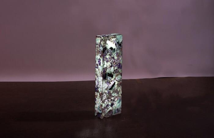 Onyx Lamp, Rectangle, Fluorite