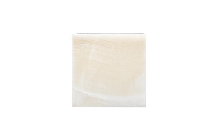 Onyx Lamp Cube, White