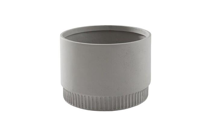 Harvest Planter, Large, Light Gray