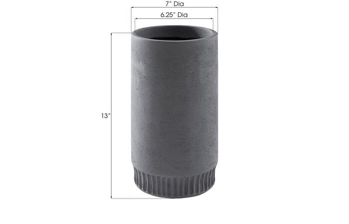 Harvest Planter, Small, Dark Gray