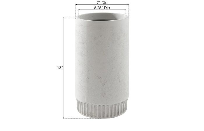 Harvest Planter, Small, Light Gray