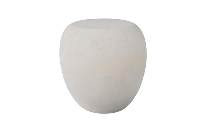 River Stone Side Table, Roman Stone