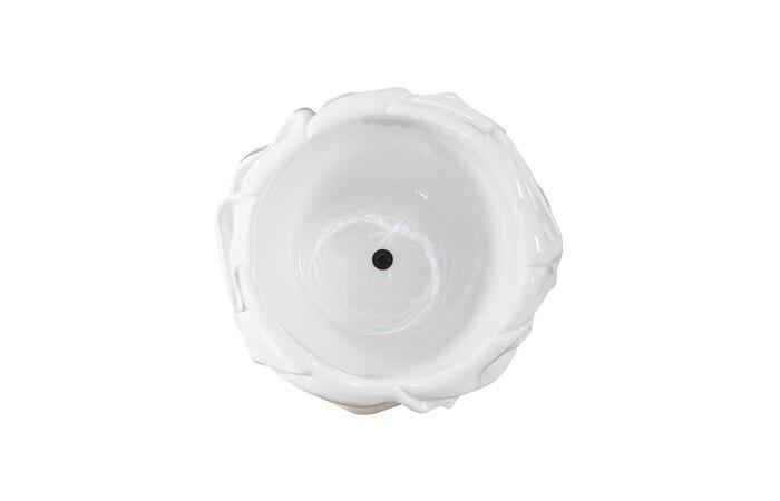 Drape Planter, Gel Coat White