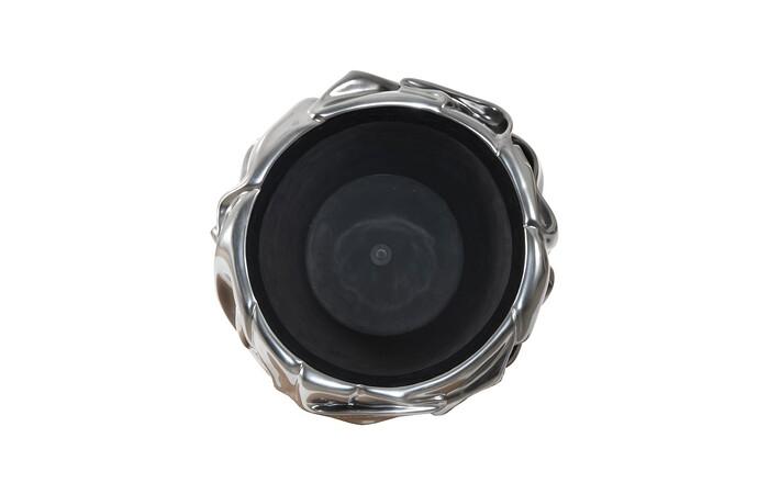 Drape Planter, Liquid Silver