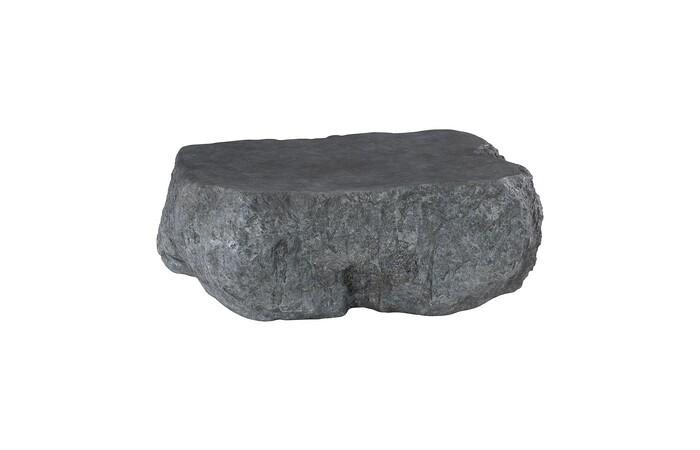 Quarry Coffee Table, Large, Charcoal Stone